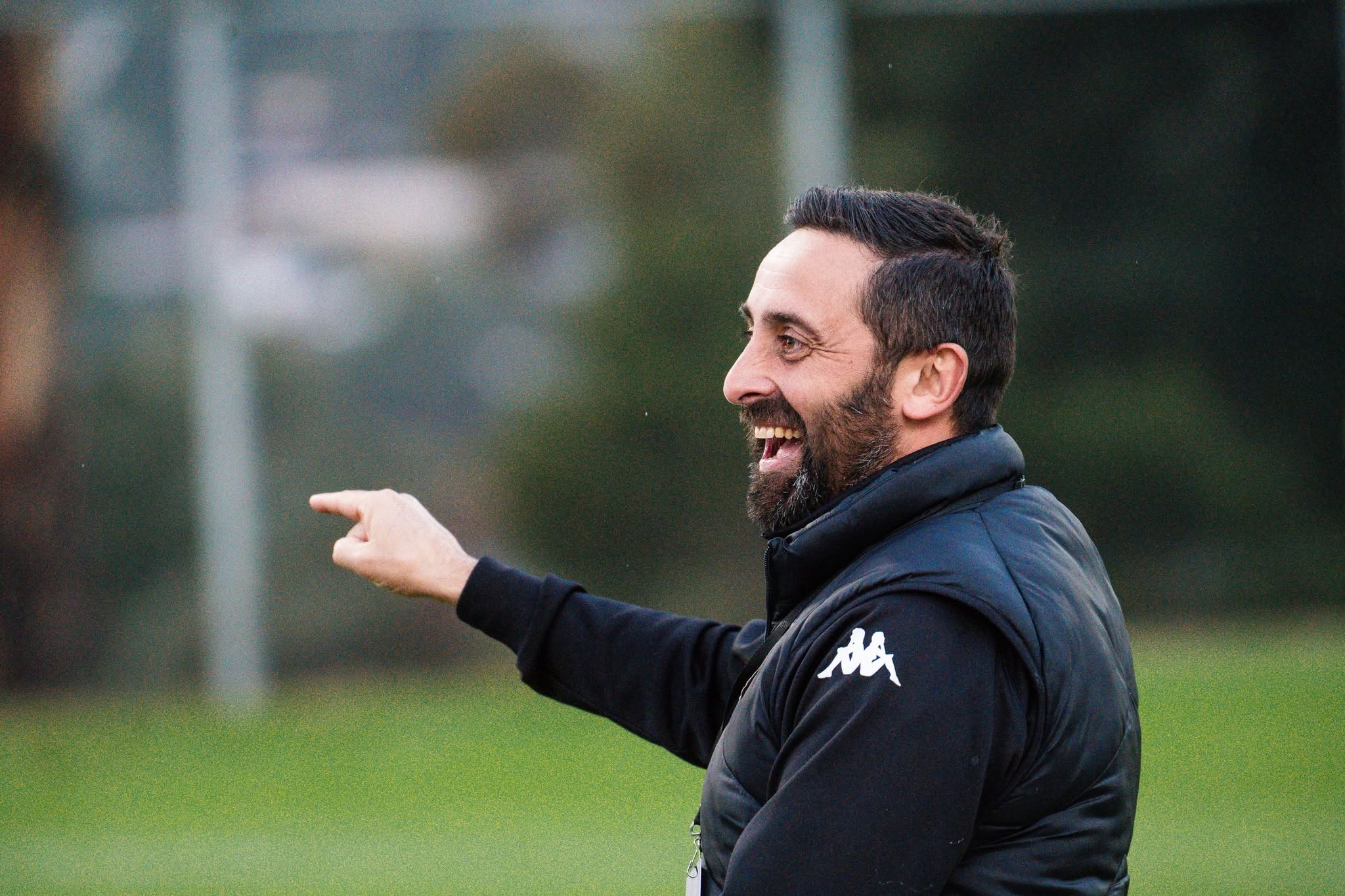 Big Coach loving every minute